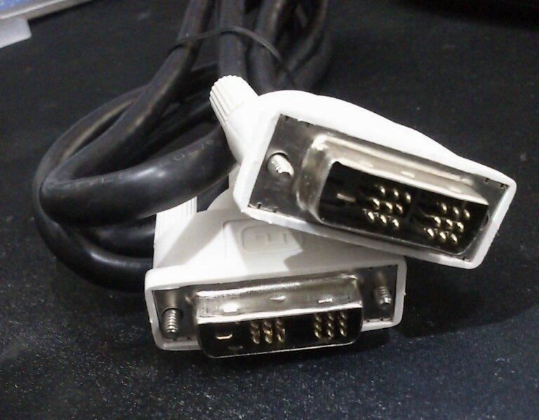 acer 原廠新品買10送1條 DVI-D 18+1PIN VGA信號線 雙公螢幕信號線 DVI線 (原廠配件品質保證)