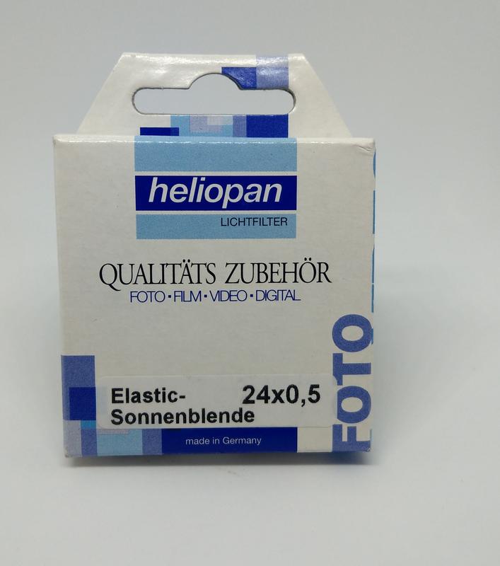 [全新] Heliopan 24mm(ES24) 德製 橡皮摺疊遮光罩 Rollei 35/35T 適用