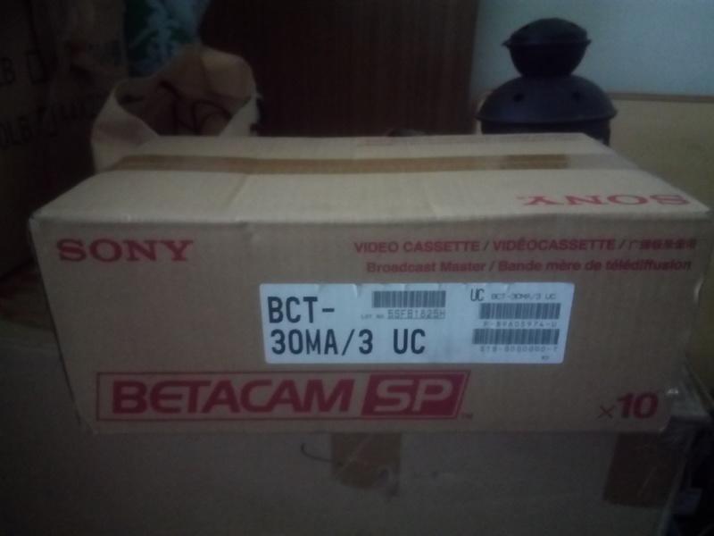 Betacam sp全新帶，出清下殺，每卷均200元！
