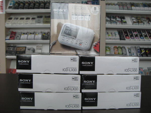 完售東京快遞耳機館開封門市SONY ICD-LX30 錄音筆語言學習機按鍵大聲音