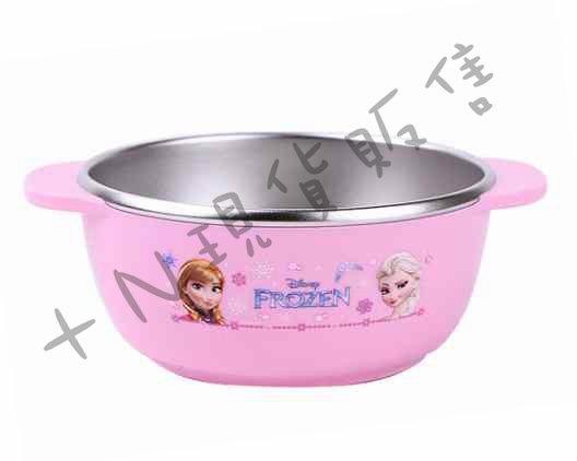 [SO@PER小舖][Disney] 不鏽鋼碗 (小)(雙把碗) #041380 迪士尼 冰雪奇緣 FROZEN 韓國 