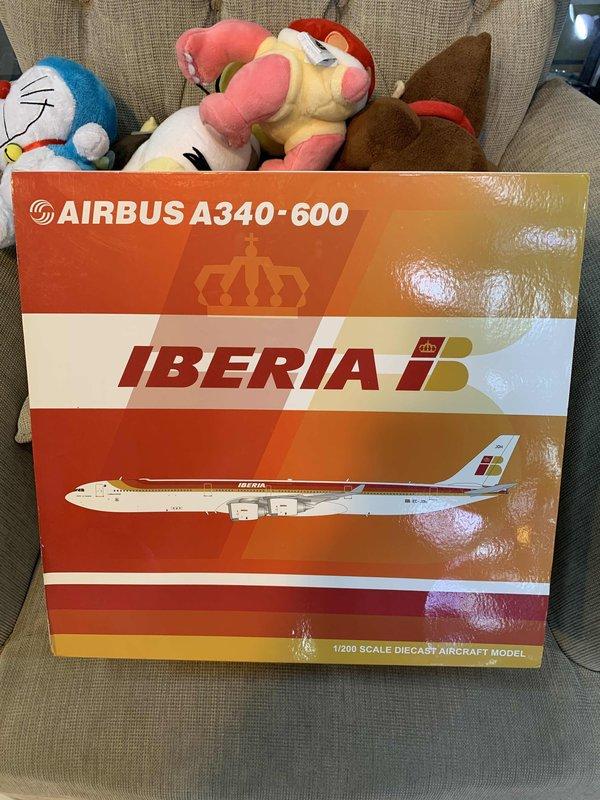 1/200 AlRBUS A340-600 lBERlA 飛機 EC-JOH SCALE DlECAST