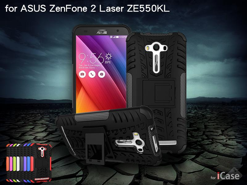 iCase ASUS ZenFone 3 /3 Max/2/Laser / Selfie 支架保護殼 TPU+PC 軟式
