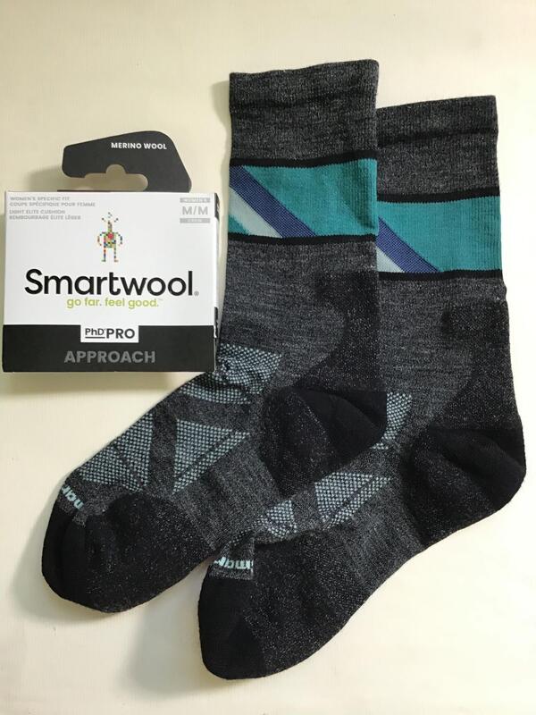 現貨女生Pro系列 SmartWool PhD Pro Approach系列 輕厚底腳跟加強版戶外羊毛機能襪