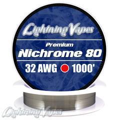 【SS VAPE】美國 Lightning Vapes Ni80 32AWG 1000FT 藍牌發熱絲