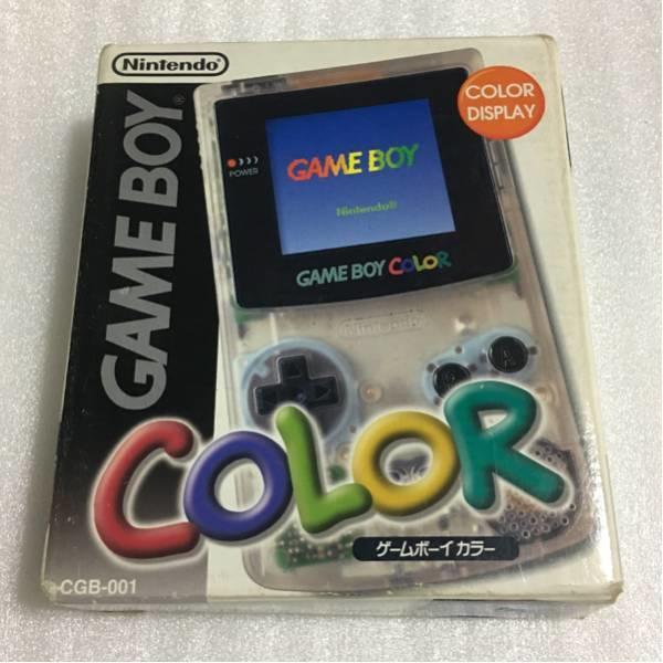 自有收藏日本規格原廠透明色GBC game boy color gameboy color 遊戲