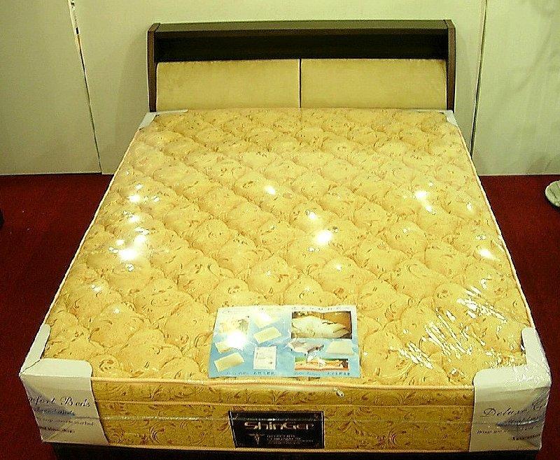 【巨林工廠】5尺天然乳膠防塵蹣三線獨立筒床墊  北台灣免運費