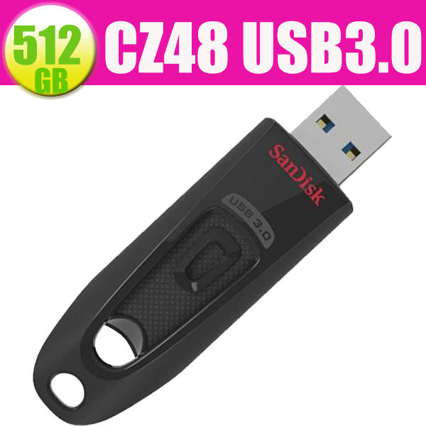 SanDisk CZ48 512GB 512G Cruzer Ultra 130MB【SDCZ48】USB3.0 隨身碟