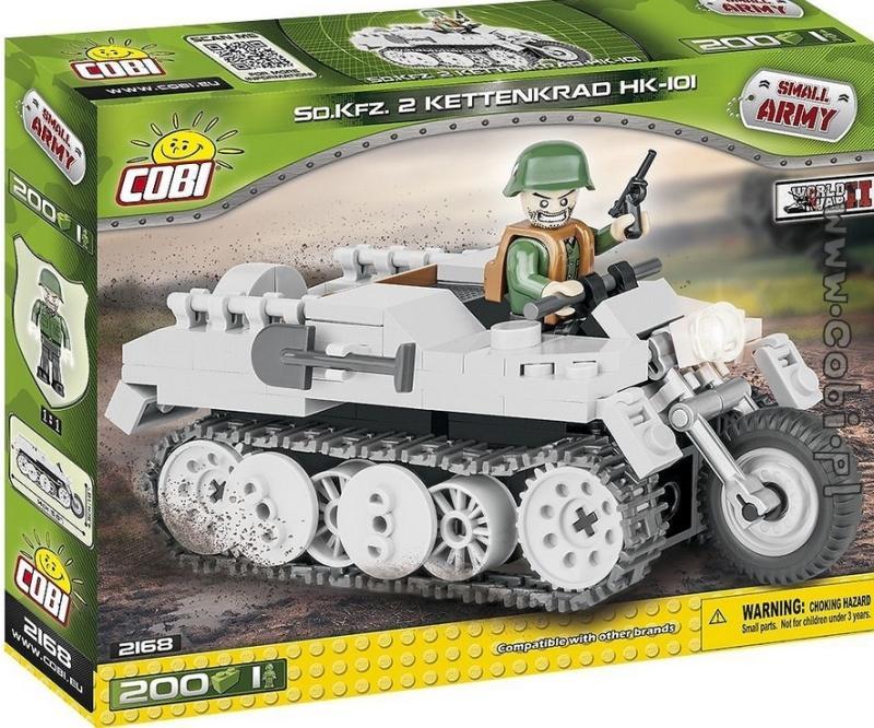 代訂[COBI設計出品/相容Lego樂高/]二戰德軍 SdKfz.2 半履帶摩托車 (Brickmania參考)