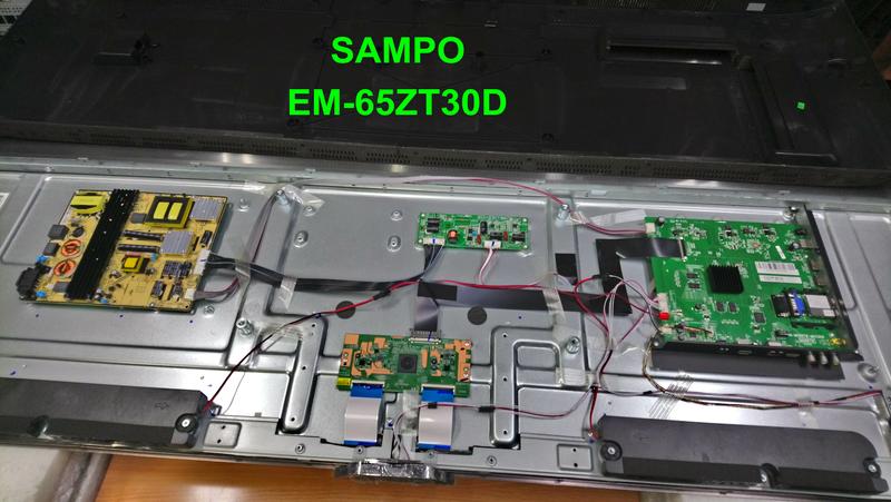 SAMPO  EM-65ZT30D  破屏拆機