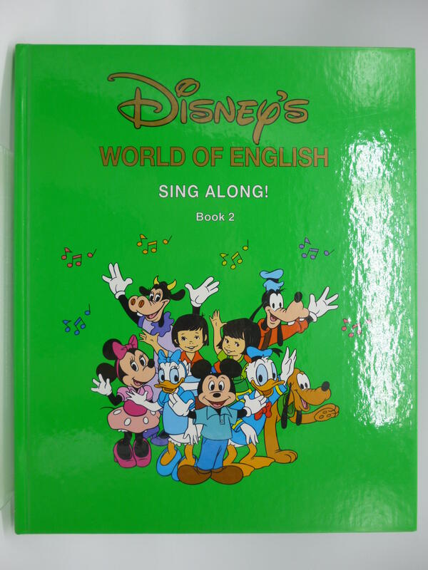 月界二手書店】Disney's WORLD OF ENGLISH-Sing Along 2 〖少年童書