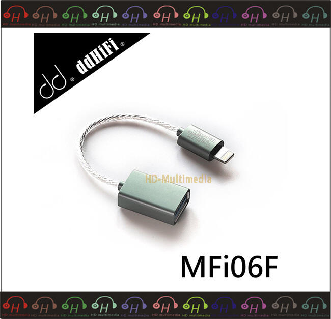 現貨⚡HDMultimedia逢甲耳機專賣店 ddHiFi MFi06F Lightning轉USB-A(母) OTG線