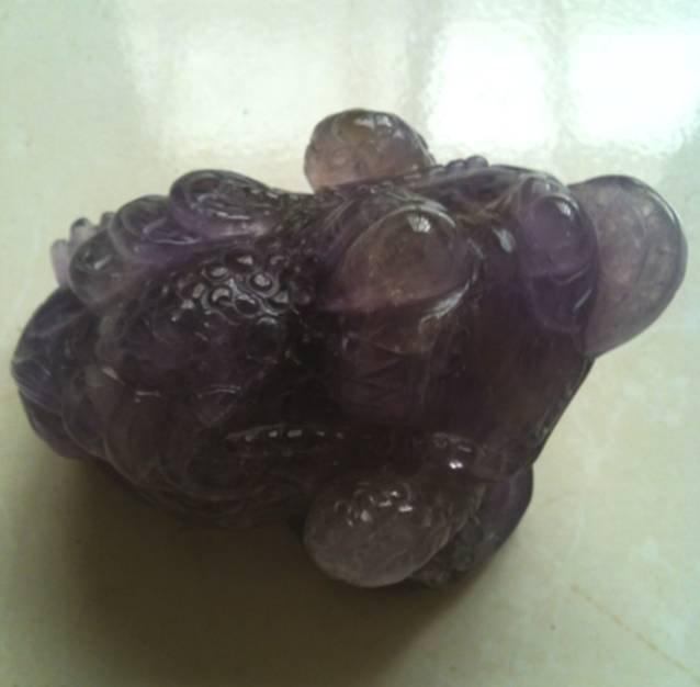 少見紫水晶蟾蜍
