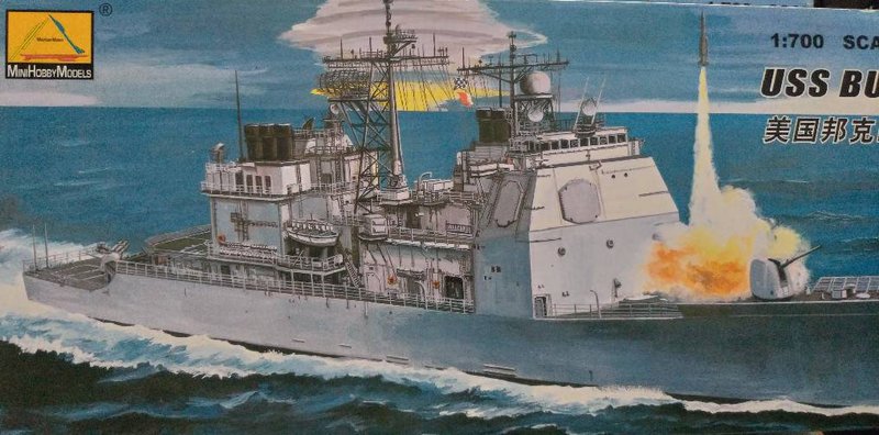 Mini Hobby Models 1/700 USS Bunker hill 美國邦克山號 巡洋艦 #XC80912