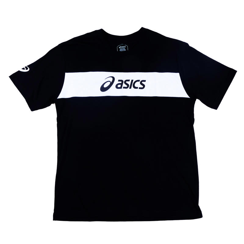 棒球世界 全新 亞瑟士 ASICS男短袖T恤-慢跑 路跑 亞瑟士(K31901-90特價黑色