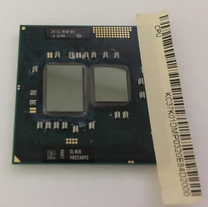 Intel Core i3-370M CPU 2.40GHz 3M 處理器 PGA988 HM55 晶片 筆電