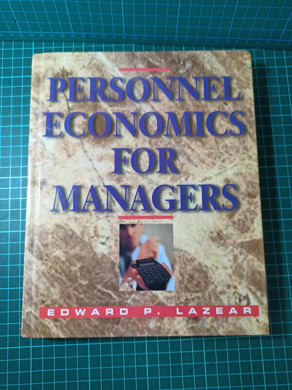 二手書Personnel economics for managers Wiley ISBN 0-471-59466-0