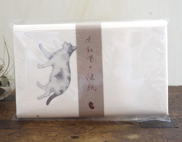 【歐米迪斯】日本直購-赤飯堂懷紙 貓咪 茶道 和菓子 信紙 甜點裝飾 擺盤