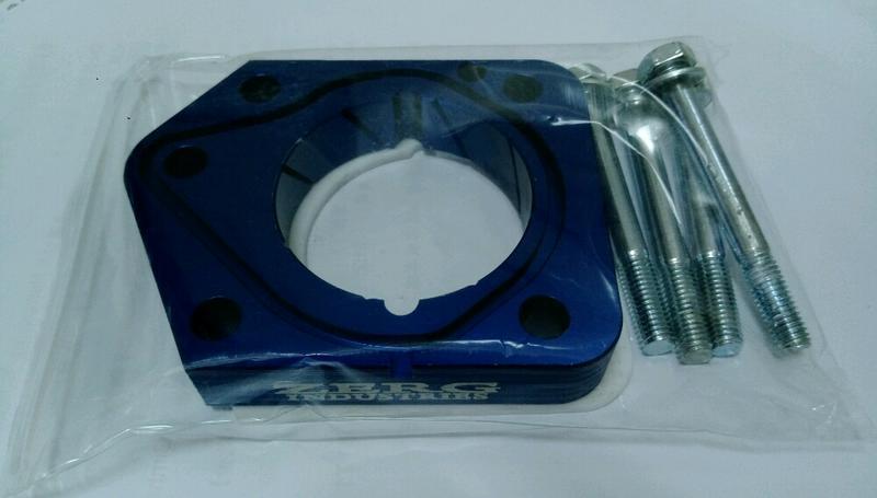HONDA CRV3 三代 Zerg Industries 異形工業彈道設計節氣門加長墊片-藍色   【面交價800】