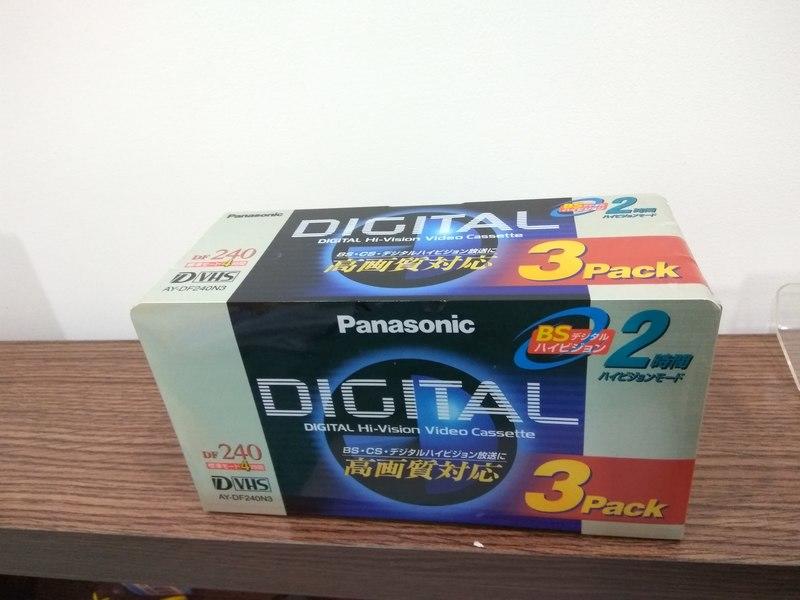 全新日製Panasonic df240 DVHS ( D-VHS ) 空白錄影帶3卷| 露天市集| 全