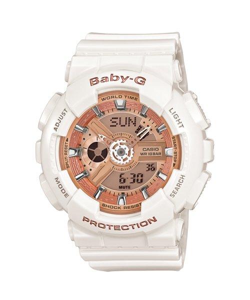 附發票 實體店面 CASIO 卡西歐 白 Baby-G 雙顯 立體錶面 全新原廠公司貨 BA-110-7A1 