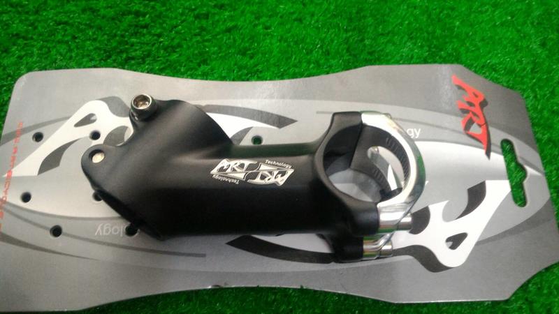 喬捷單車精品─ART輕量化鋁合金龍頭31.8、35度、80mm(黑色)