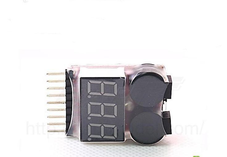 1-8S BB響 電壓顯示器 電池過放保護器 低壓(可調) 報警器 雙功能 1S-8S 電量顯式器 低電壓警報器