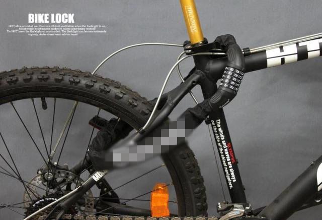 V015自行車鎖 通用鎖 密碼鎖 鏈條鎖 摩托車鎖 防盜鎖 自行車 腳踏車 單車