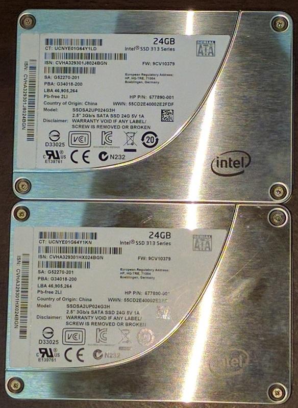 Intel SSD 313 24G 24GB SLC 2.5 SATA 3.0 3Gb/S SSDSA2UP024G3H