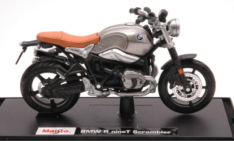 【重型機車模型】BMW R nineT Scrambler 灰色 寶馬摩托車 Maisto 美馳圖 1/18精品車模