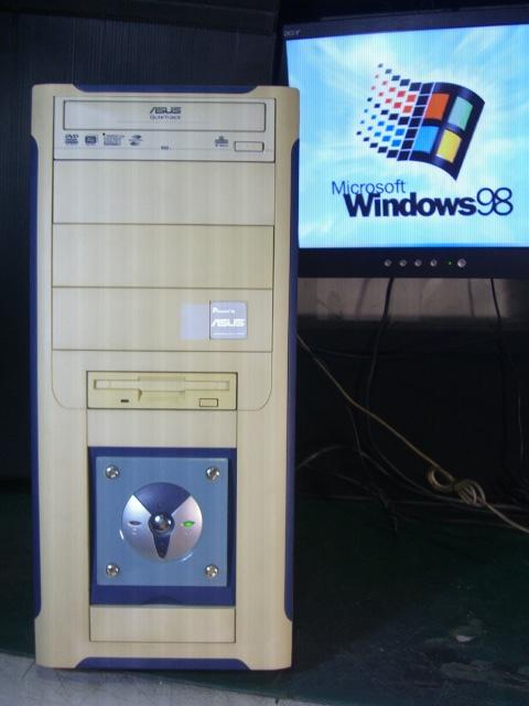 【窮人電腦】跑Windows 98系統！自組華碩ISA插槽工業主機出清！雙北桃園免費送,外縣可寄！
