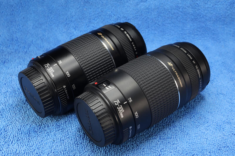 Canon EF 75-300mm f/4-5.6 USM III 代望遠變焦鏡頭，9成5新功能正常