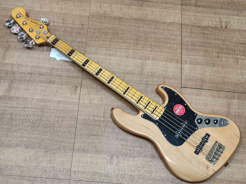 名曲堂樂器】Fender Squier Classic Vibe 70's Jazz Bass V 五弦電貝斯