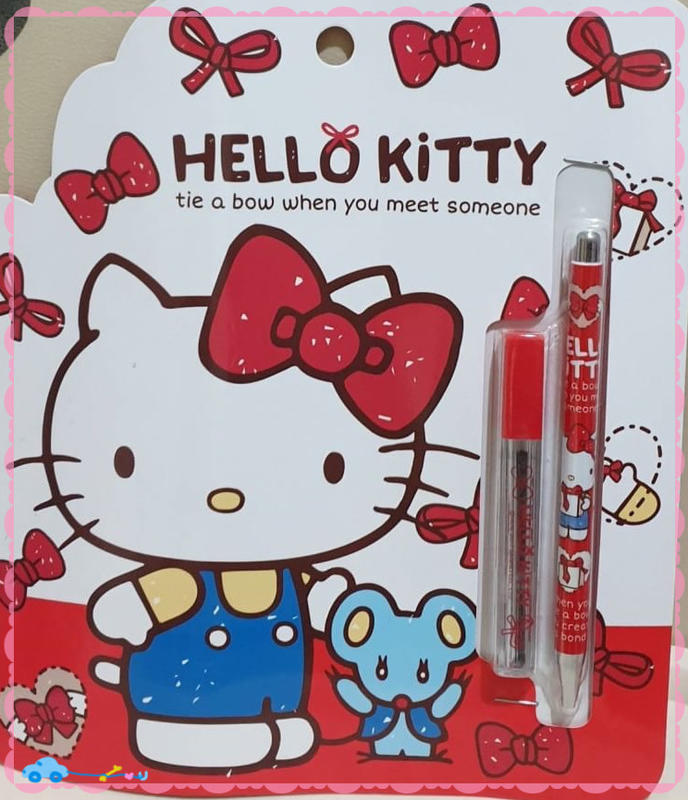 HELLO KITTY 自動鉛筆文具組 自動鉛筆 KT ㊣ 自動鉛筆組 自動筆 文具 兒童節禮物