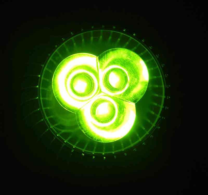 【光力能LED植物燈坊】聚光型5W大功率LED黃綠光560~565nm海水珊瑚缸燈