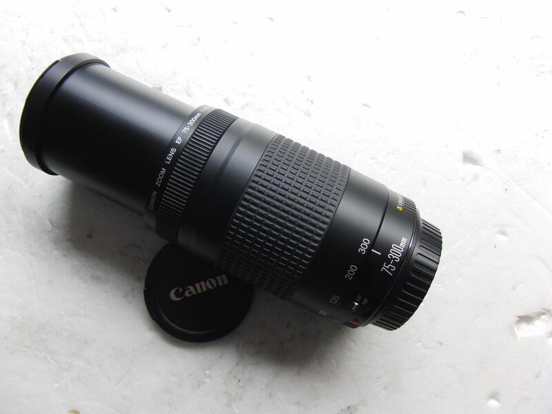 AB的店】極新美品Canon EF 75-300mm F 4-5.6 II 非USM版有小花微距功能