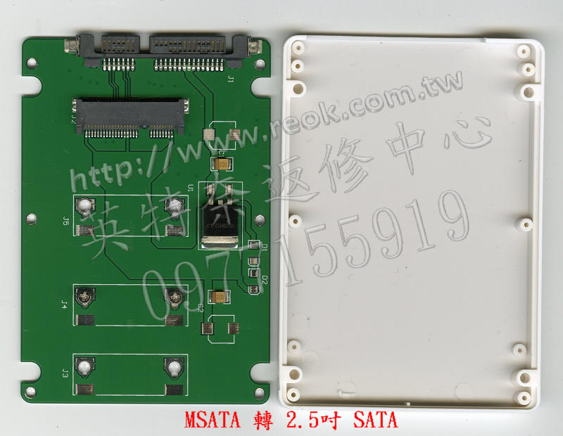 ☆REOK☆ mini pci-emSATA SSD MICROSATA MSATA 轉 2.5吋 SATA
