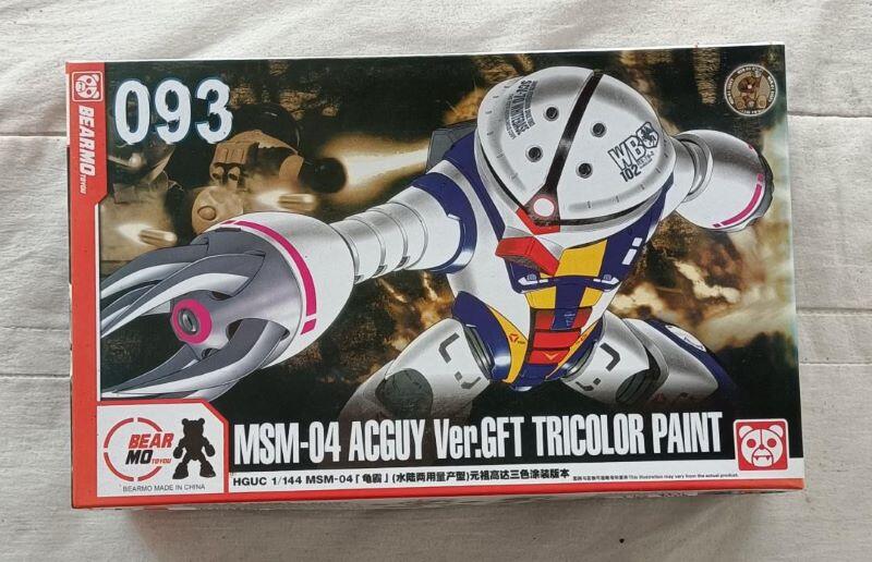 Gundam Front Tokyo Limited – BB Senshi Gogg & Acguy & Zokku Ver.GFT – Vernice Tricolore – Import Giappone