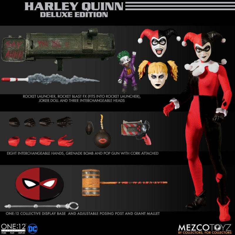 現貨 Mezco One:12 Harley Quinn 小丑女 哈莉．奎茵 漫畫版   A10304