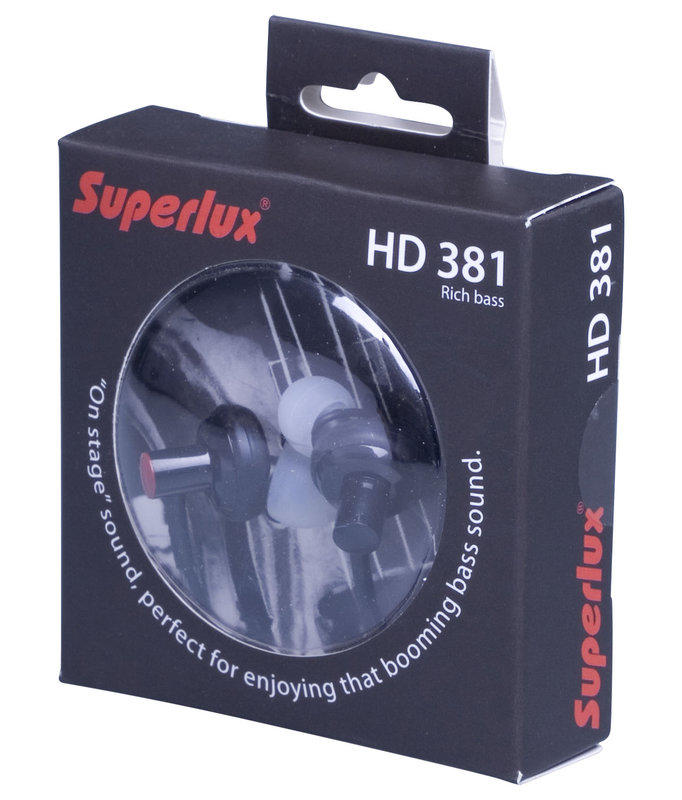 舒伯樂 Superlux HD381 HD-381 耳塞式耳機 原廠真品 保固一年