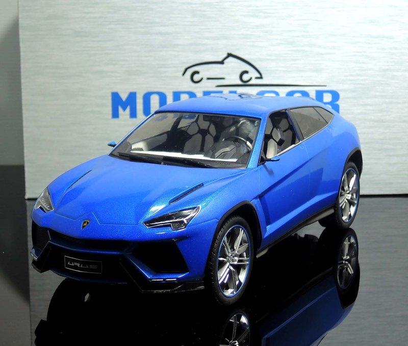【MASH-2館】現貨特價 Model Car Group 1/18 Lamborghini Urus blue