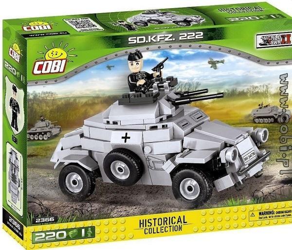 代訂[COBI設計出品/相容Lego樂高/]二戰德軍 SdKfz.222 偵查車 (Brickmania參考)