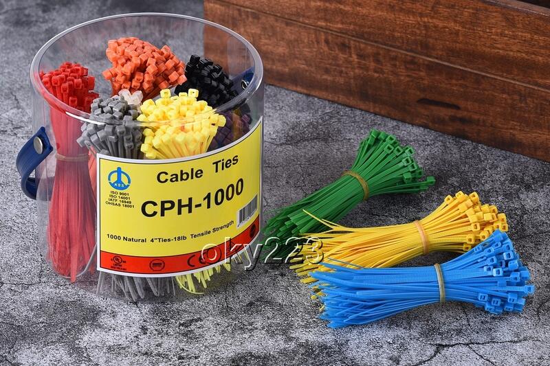 CPH-1000 桶裝 彩色束帶 超值包裝 凱士士KSS 束線帶 束帶 紮線帶 悃線帶 布達不七 oky223 V001