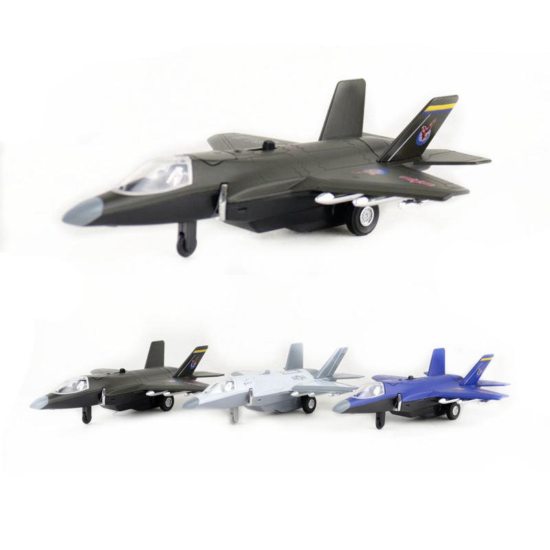 蒂雅多 合金航空飛機 F-35B 隱形戰鬥機 玩具模型 迴力聲光