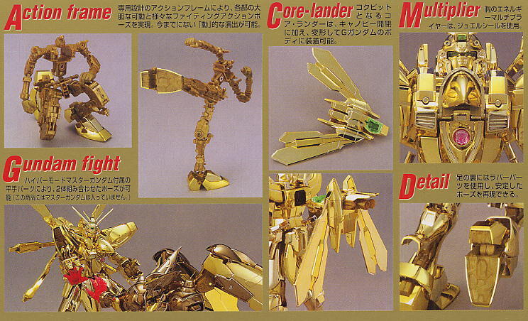 MG、ゴッドガンダム、ハイパー、1/100、金、メッキ、タウラス、鉄人 