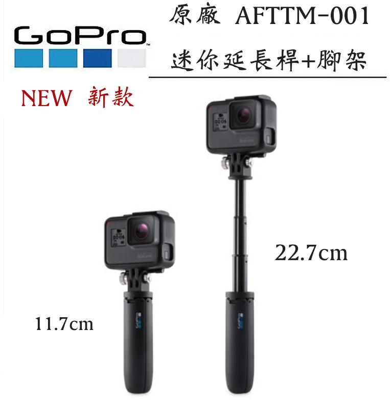 虹華數位 ㊣ 現貨 原廠 GoPro HERO 12 11 9 10 Shorty 延長桿 AFTTM-001 自拍桿