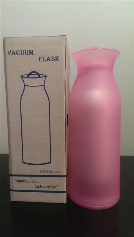 [出清收藏Vintage] 全新粉紅色保溫瓶 230ml 含郵130元