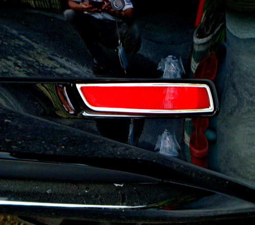 圓夢工廠 Lexus GS250 GS350 GS450h 2012~2015 鍍鉻改裝銀框貼 後霧燈框 後保桿反光片框