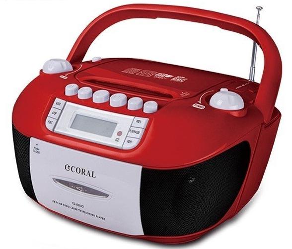 【認真賣】CORAL 手提錄音帶/CD音響CD8800 手提音響 卡帶 AM/FM收錄音機 USB 公司貨