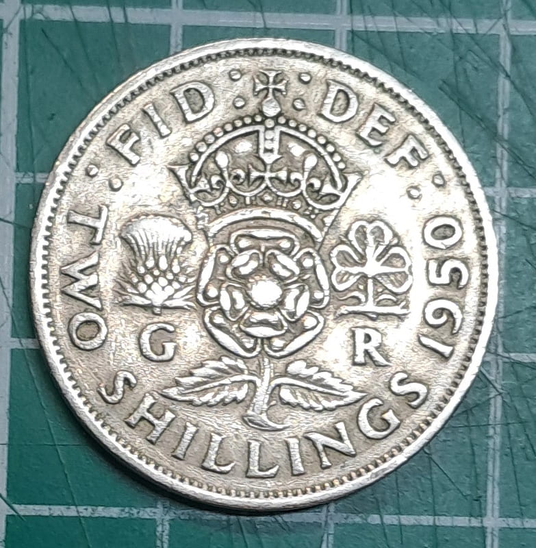 英國 1950年 2先令 銅鎳幣 品相如圖 U423 | 露天市集 | 全台最大的網路購物市集